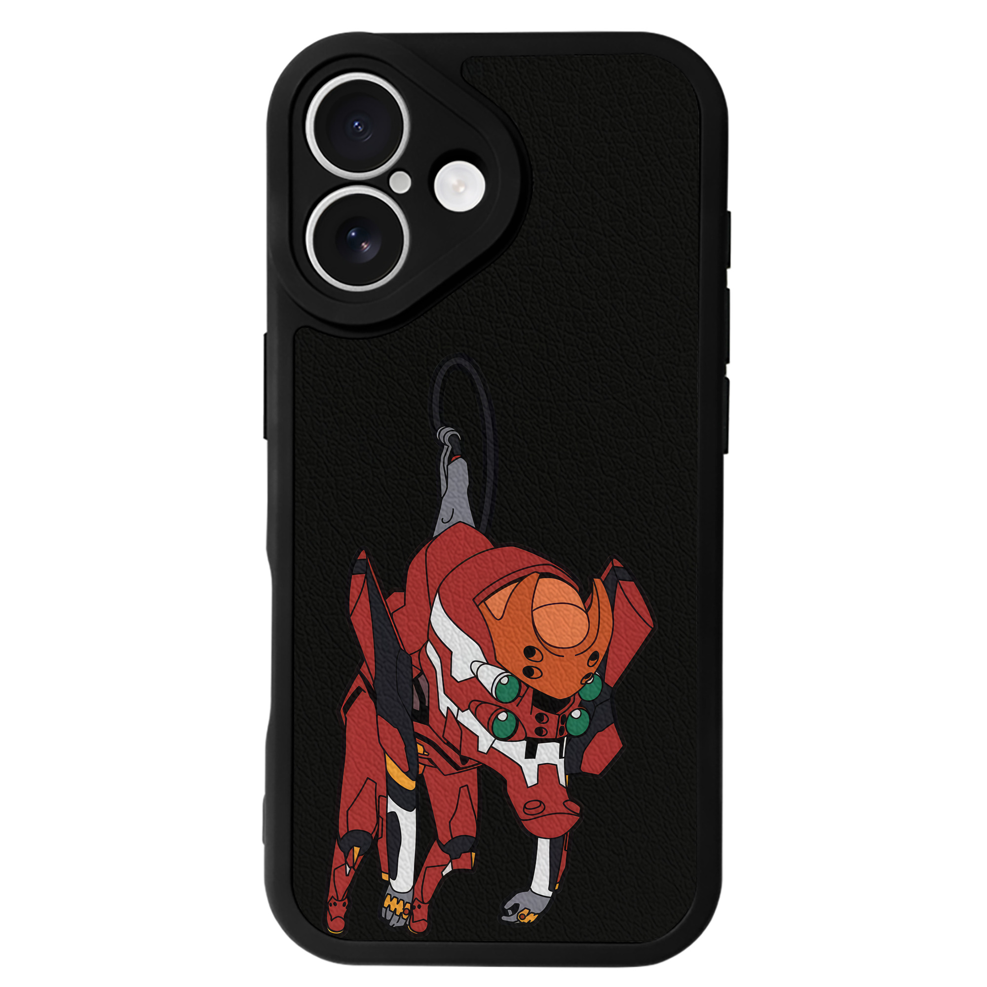 （画像用） EVA 新世紀エヴァンゲリオン 【iPhone 16シリーズ対応】シリコンスマホケース（レザー調） 材質：シリコン